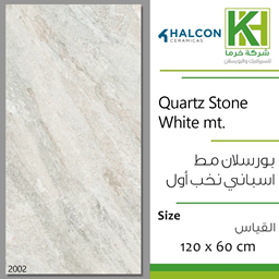 عرض تفاصيل بلاط بورسلان 60×120سم مط اسباني كوارتز ستون وايت
 صورة بلاط بورسلان 60×120سم مط اسباني كوارتز ستون وايت