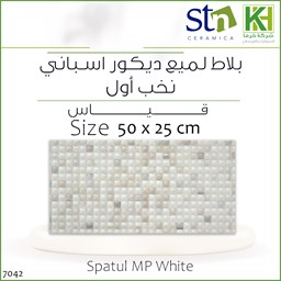 عرض تفاصيل بلاط جدران لميع ديكور اسباني 50×25 سم سباتول وايت MP
 صورة بلاط جدران لميع ديكور اسباني 50×25 سم سباتول وايت MP