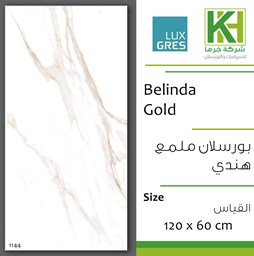 عرض تفاصيل بلاط بورسلان ملمع  60×120 سم هندي بيليندا جولد
 صورة بلاط بورسلان ملمع  60×120 سم هندي بيليندا جولد