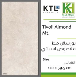 عرض تفاصيل بلاط بورسلان اسباني مط مقصوص 59.5×120سم تيفولي الموند
 صورة بلاط بورسلان اسباني مط مقصوص 59.5×120سم تيفولي الموند