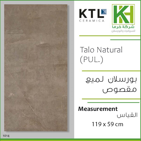 Picture of Spanish Polished Porcelain tile 59x119cm Talo Natural ( Pul.)