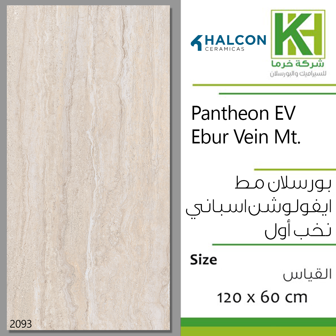 Picture of Spanish Porcelain Tile 120x60cm Pantheon EV EBUR VEIN mt