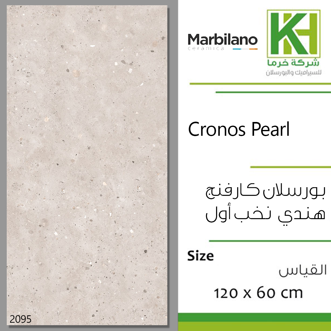Picture of Indian porcelain matt carving tile 60x120cm Cronos Pearl