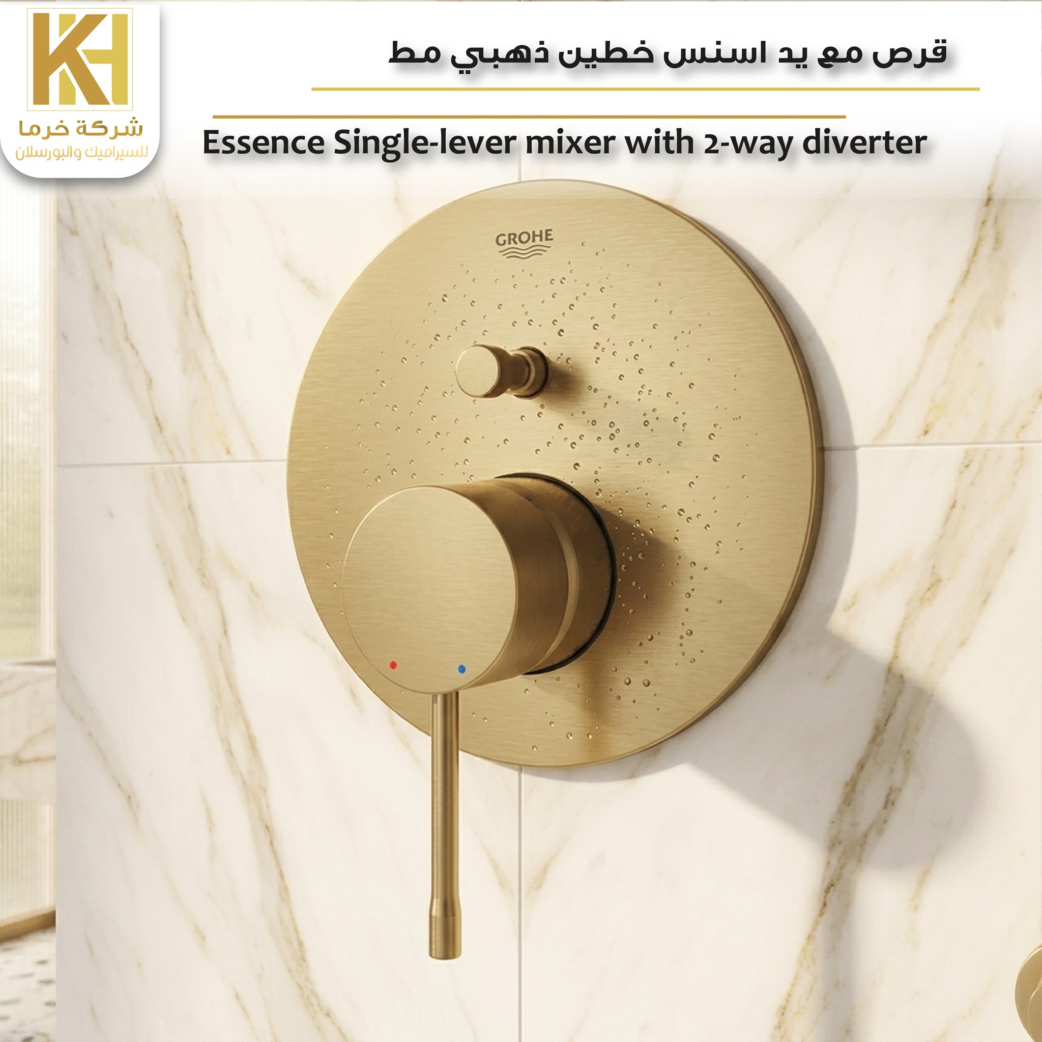 Picture of Essence Single-lever mixer with 2-way diverter