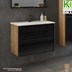 Picture of Orka Lucca 80 CM Black Cabinet