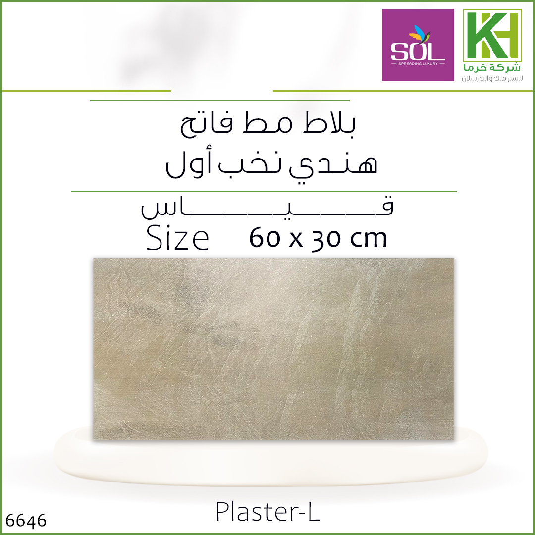 Picture of Indian light matte wall tiles 60x30cm Plaster - L